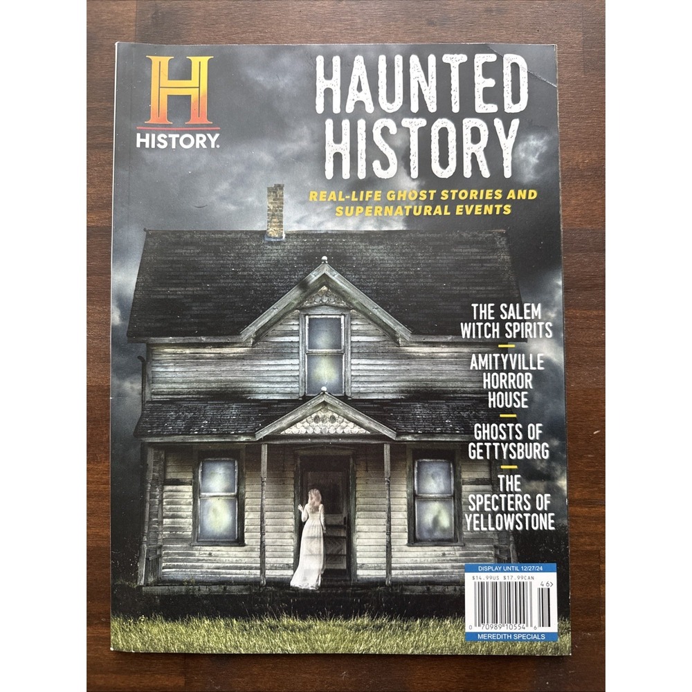 History Magazine Haunted History Witch Spirits Ghosts December 2024